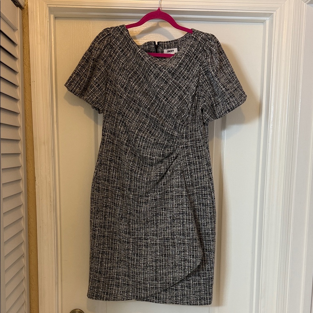 DKNY Black and White Dress